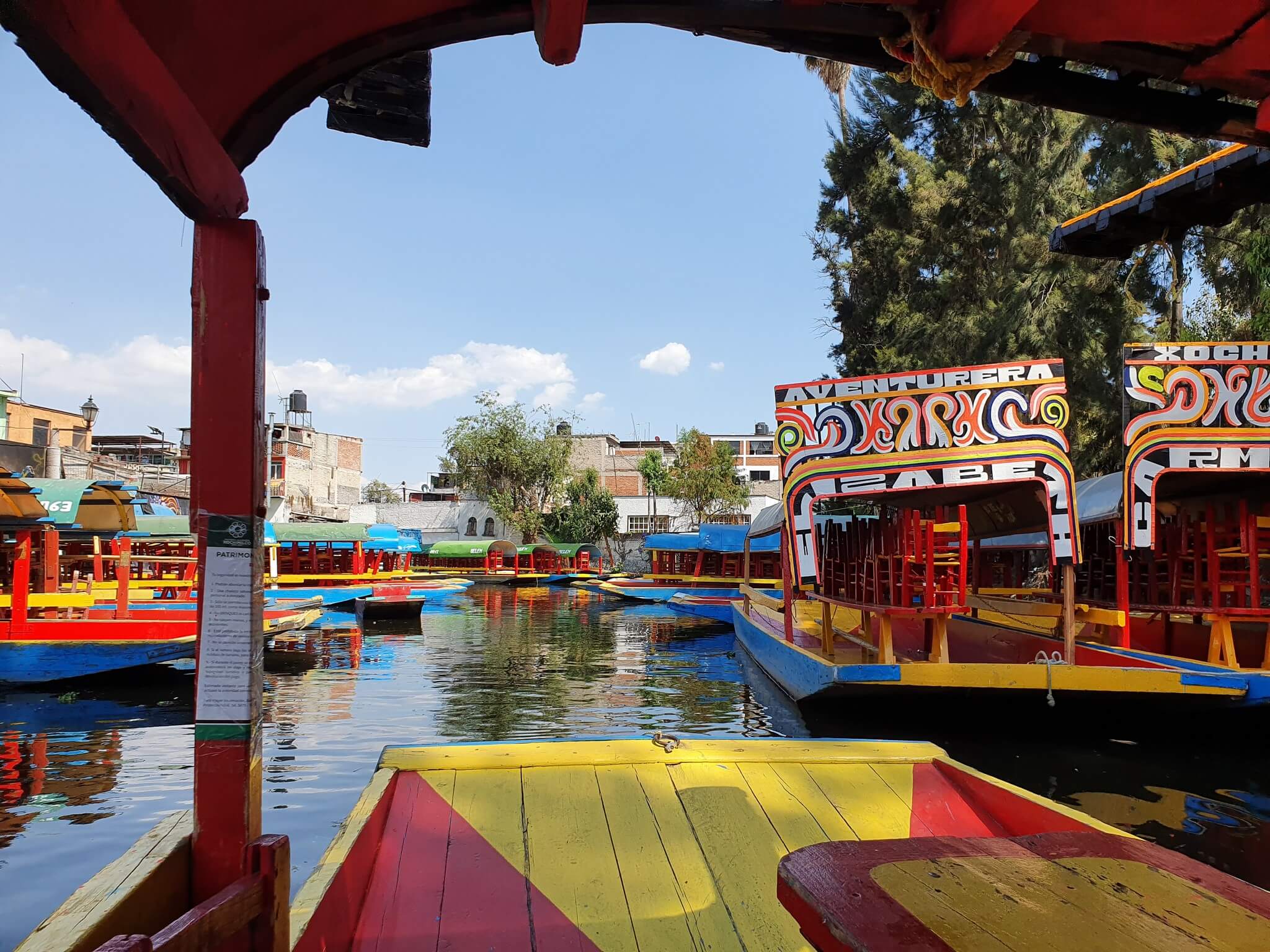 Gliding down the canals of Xochimilco Moments