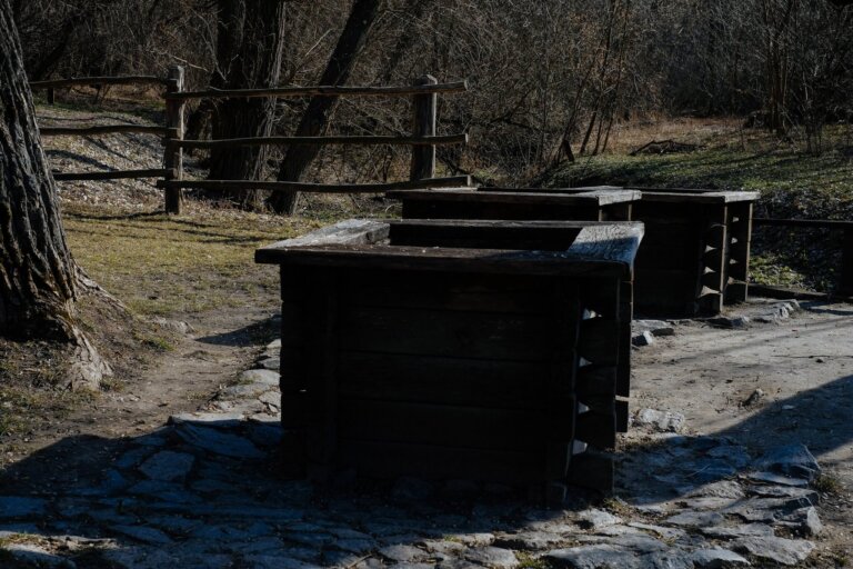 Three wells