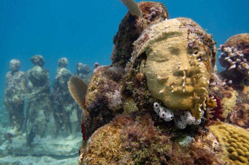 Underwater Museum of Art, by stnz.fi