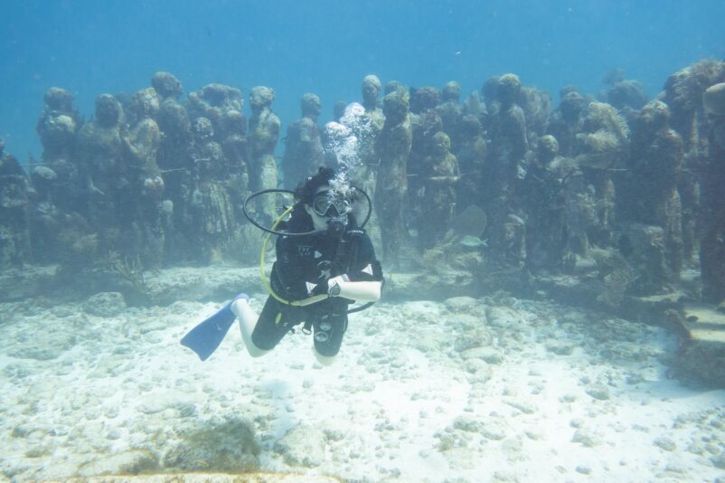 Underwater Museum of Art, by stnz.fi