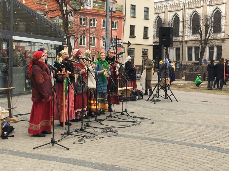 Spring Equinox celebration at Livu Square
